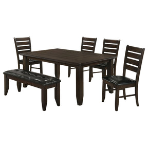 Cornish Cappuccino 6-piece Dining Set - sold by Home Elegance USA