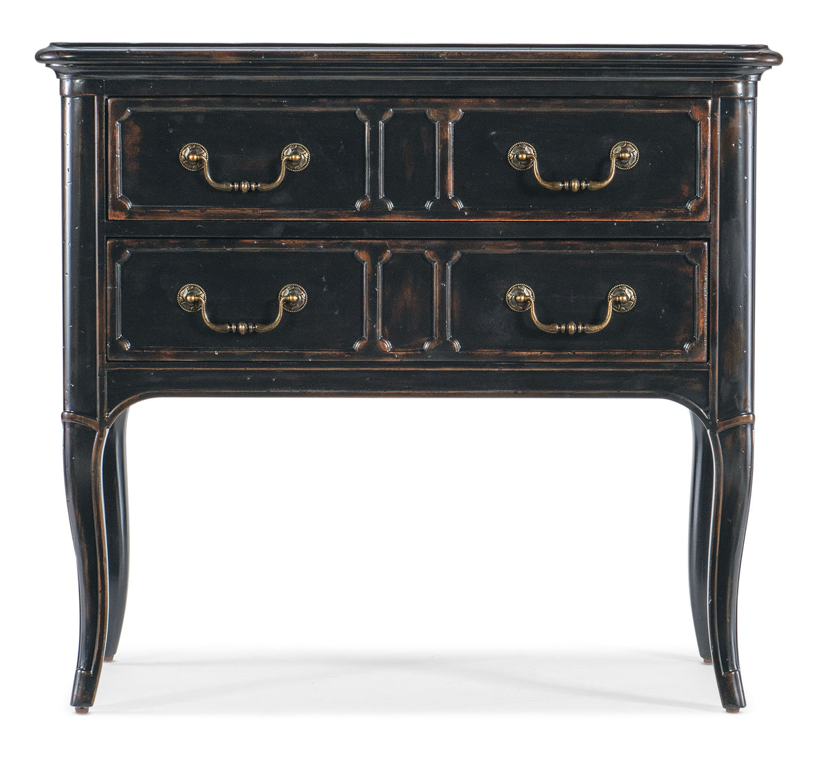 Charleston Two-Drawer Nightstand - Black by Hooker Furniture - View 6