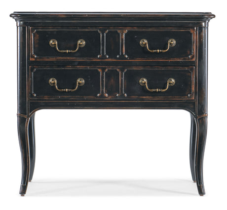 Charleston Two-Drawer Nightstand - Black by Hooker Furniture - View 6