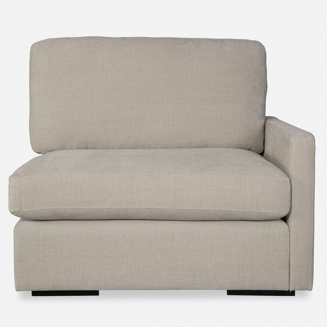 Refuge Sand Right Arm Facing Sofa - Beige by Uttermost - View 1