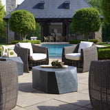 Parra Outdoor Coffee Table Slate - Black by Uttermost - View 2