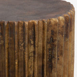 Peaks Accent Table - Gold by Uttermost - View 4