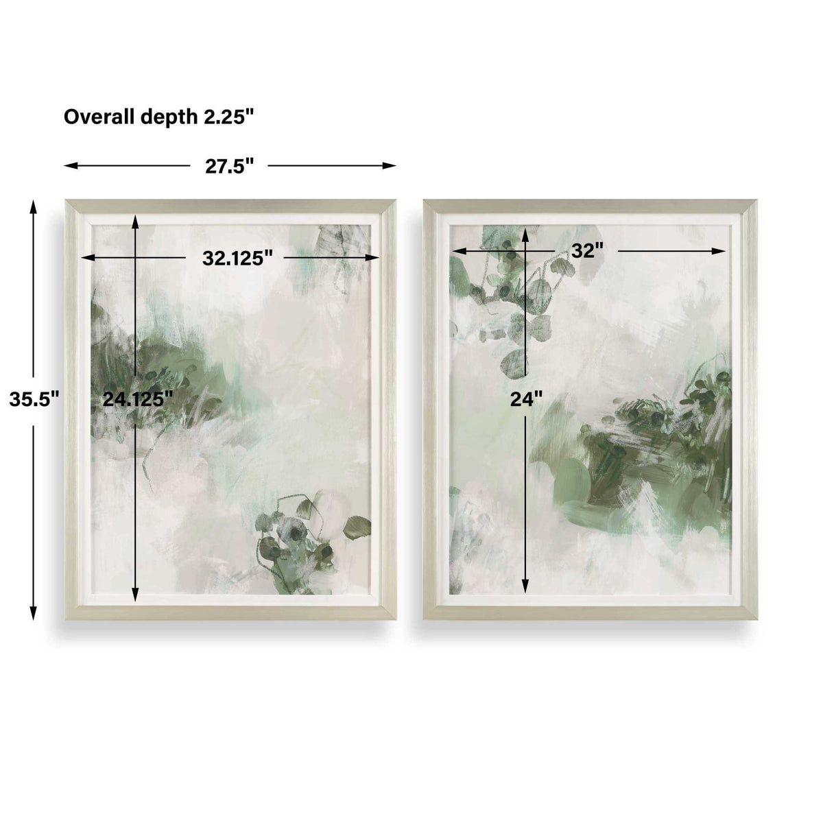 Heat Of The Moment Hand Painted Canvas - Gray by Uttermost - View 8