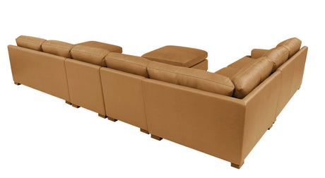 Leather Match Large Seating Modular Sectional - sold by Home Elegance USA