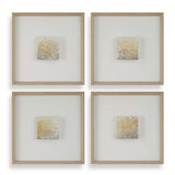 Now & Then Abstract Art (Set of 4) - Light Brown by Uttermost - View 1