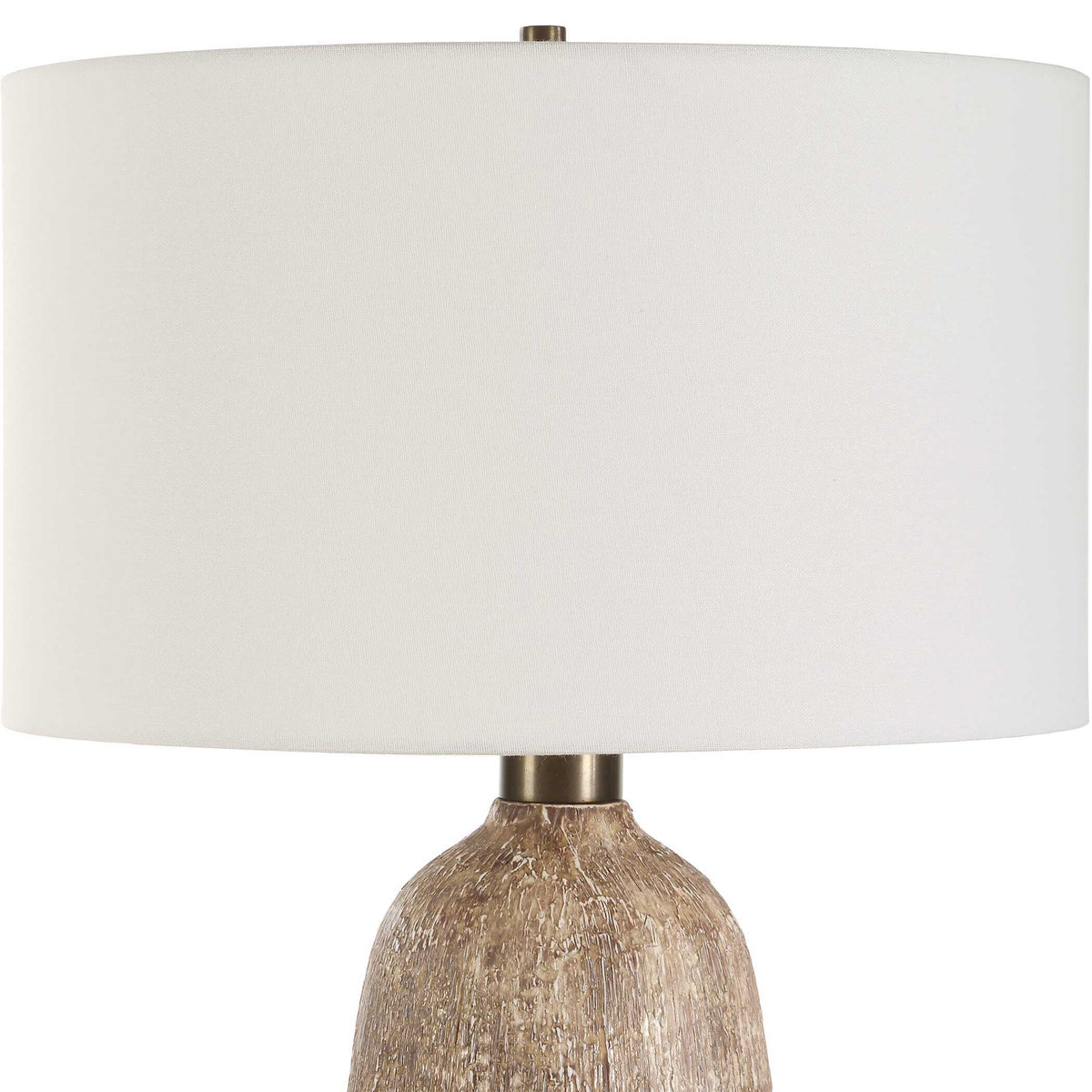 Napier Table Lamp Earthy Brown - Light Brown by Uttermost - View 4