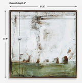 The Boardwalk Framed Abstract Art - White by Uttermost - View 5