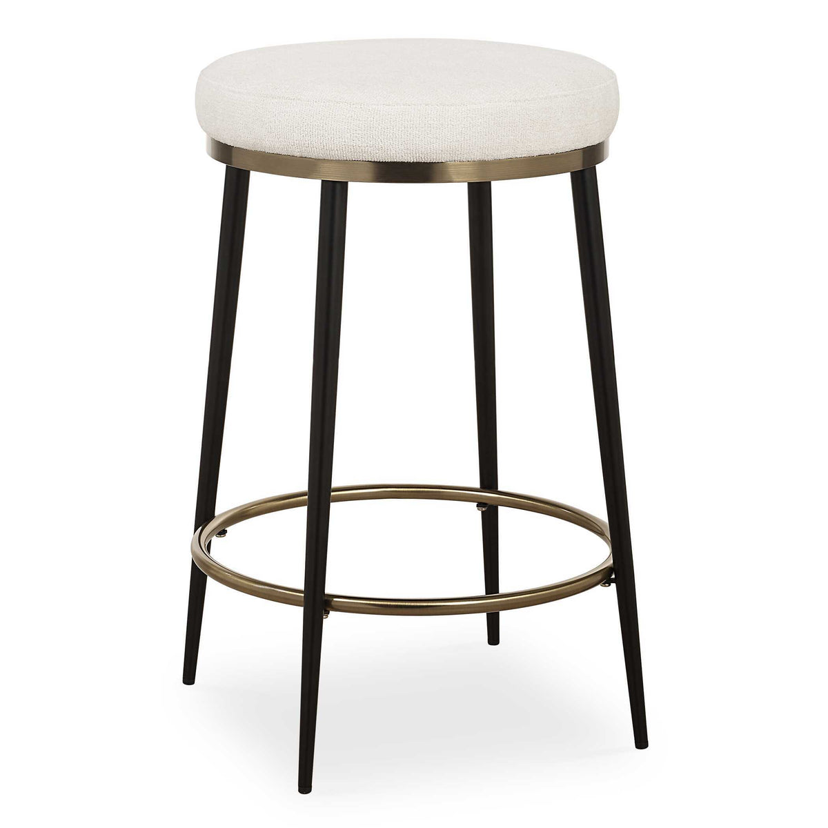Ensemble Counter Stool Cream - White by Uttermost - View 1
