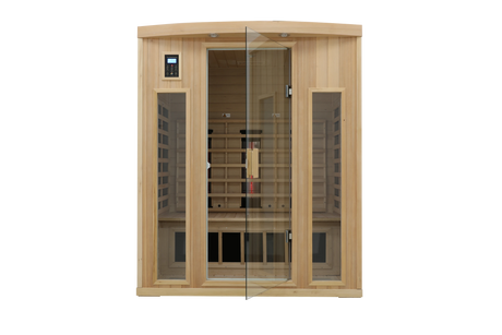 Home Low EMF Far Infrared Sauna – Canadian Eastern Hemlock | Health & Wellness Benefits - sold by Home Elegance USA