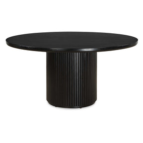 Hersch Round Dining Table - Black by Uttermost - View 1