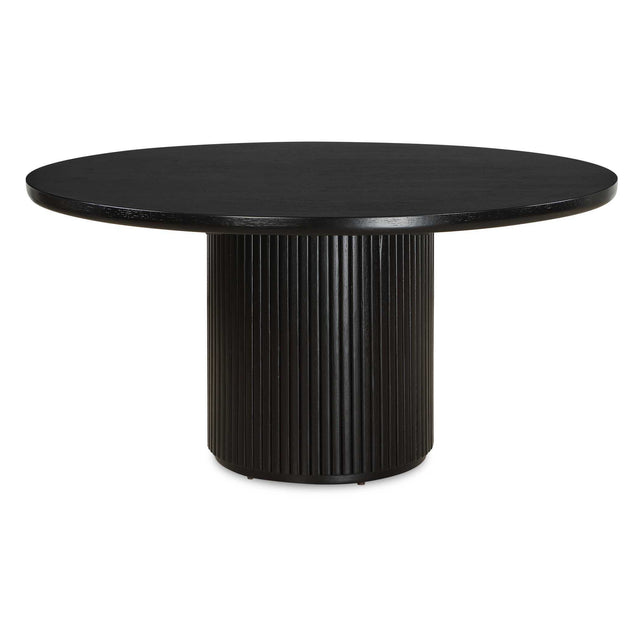Hersch Round Dining Table - Black by Uttermost - View 1