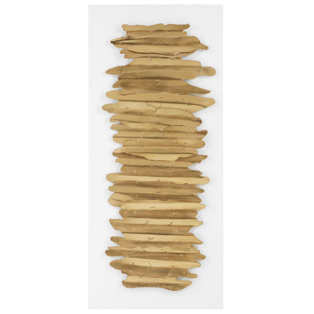 Lev Metal Wall Decor White & Gold - Gold / White by Uttermost - View 1