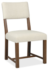 Driftwood Upholstered Side Chair (Set of 2) Worn Saddle / Beige - Dark Brown / Beige by Hooker Furniture - View 1