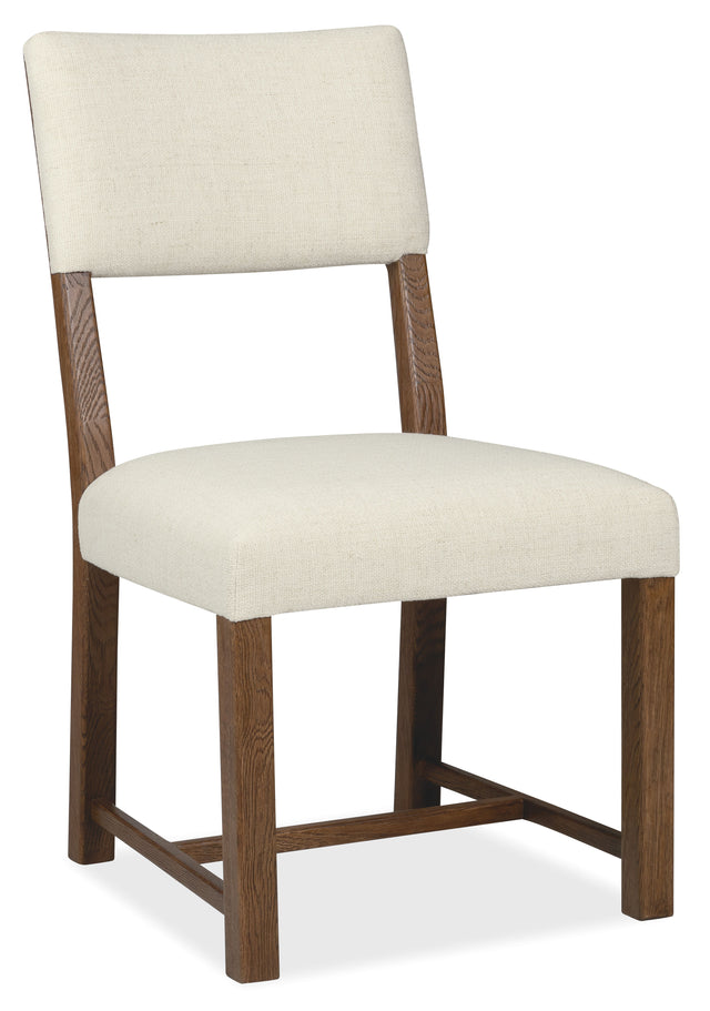 Driftwood Upholstered Side Chair (Set of 2) Worn Saddle / Beige - Dark Brown / Beige by Hooker Furniture - View 1