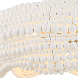 Biddeford 5 Light Beaded Pendant - Gold / White by Uttermost - View 13