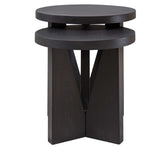 Nadette Nesting Tables (Set of 2) - Black by Uttermost - View 4