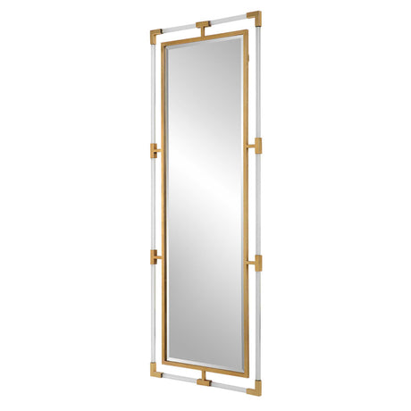 Balkan Tall Mirror - Gold by Uttermost - View 4