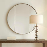 Amram Round Mirror - Gold by Uttermost - View 4