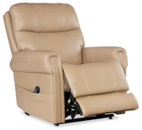 Carroll Power Recliner With Power Headrest, Lumbar & Lift - Beige by Hooker Furniture - View 10