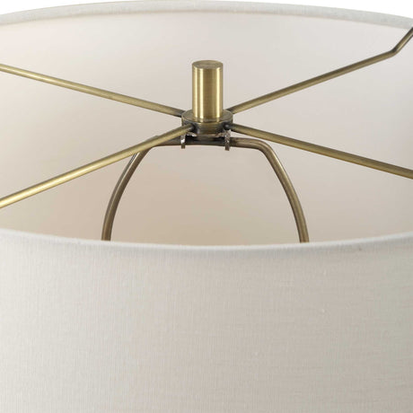 Aubrey Travertine Table Lamp - Beige by Uttermost - View 6