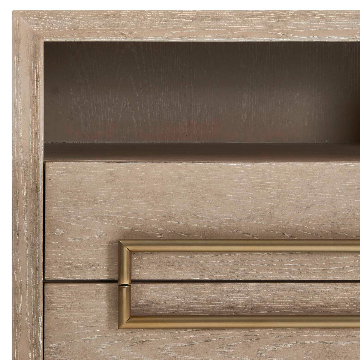 Alessia Modern Side Table Light Oak - Light Brown by Uttermost - View 10