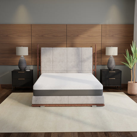 Omne Fria 10 Inch King Medium Firm Mattress With Cooling Cover