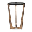 Bohdi Outdoor Accent Table Brass / Black - Gold / Black by Uttermost - View 1