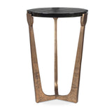 Bohdi Outdoor Accent Table Brass / Black - Gold / Black by Uttermost - View 1