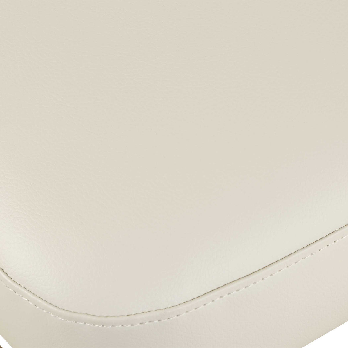 Stitches Leather Counter Stool White / Brown - White / Dark Brown by Uttermost - View 6