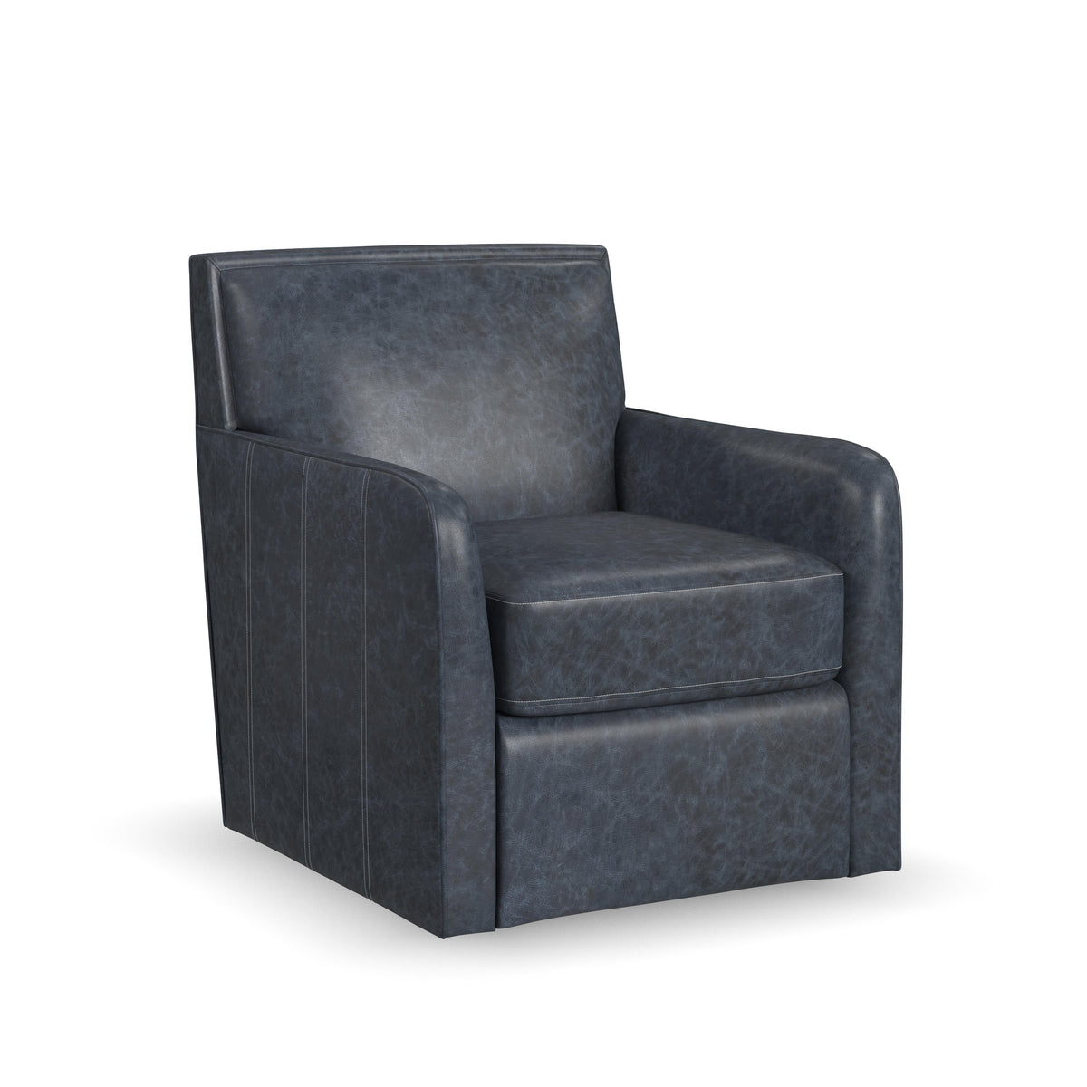 Beckett Transitional Leather Swivel Chair | Flexsteel