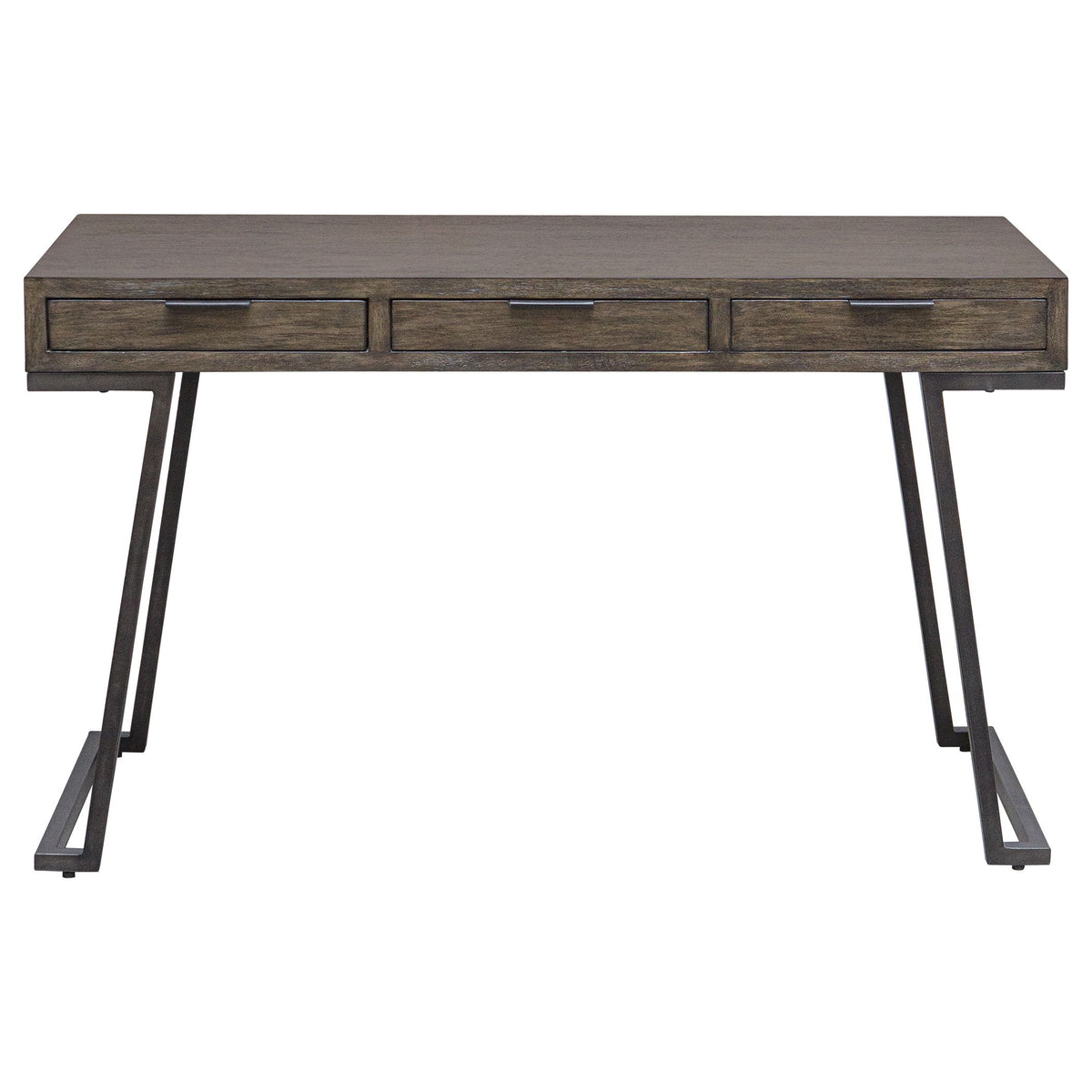 Comrade Natural Wood Desk - Dark Brown by Uttermost - View 1