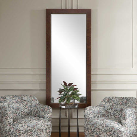 Durant Tall Wood Mirror - Dark Brown by Uttermost - View 2
