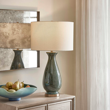 Colestin Table Lamp Deep Green - Dark Green by Uttermost - View 2
