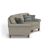 Westside Fabric Conversation Sofa, Accent Pillows Included | Flexsteel