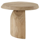 Tiernan Reclaimed Oak Round Side Table Woodtone - Light Brown by Uttermost - View 4