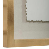 Crosswalk Abstract Art - Gold / Blue by Uttermost - View 6