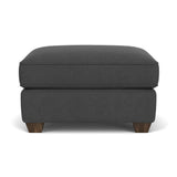 Carson Leather Ottoman, Heavy Thread Stitching | Flexsteel