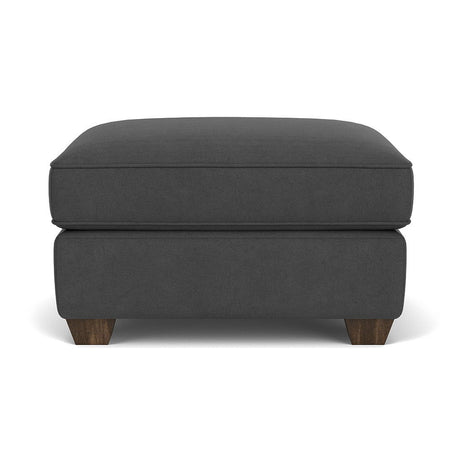 Carson Leather Ottoman, Heavy Thread Stitching | Flexsteel