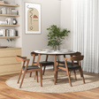 Alina Dining Table (White) and 4 Side Chairs - sold by Home Elegance USA