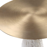 Hollen Stone Accent Table - White by Uttermost - View 3