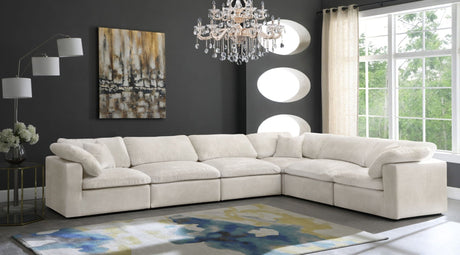 Cozy - Modular Sectional Cloud 6 Piece - Beige - 634Cream - Sec6A - Home Elegance USA - 4