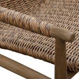 Sumba Golden Flax Outdoor Dining Chair - Light Brown by Uttermost - View 13