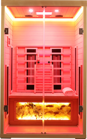 2 person hemlock sauna - sold by Home Elegance USA