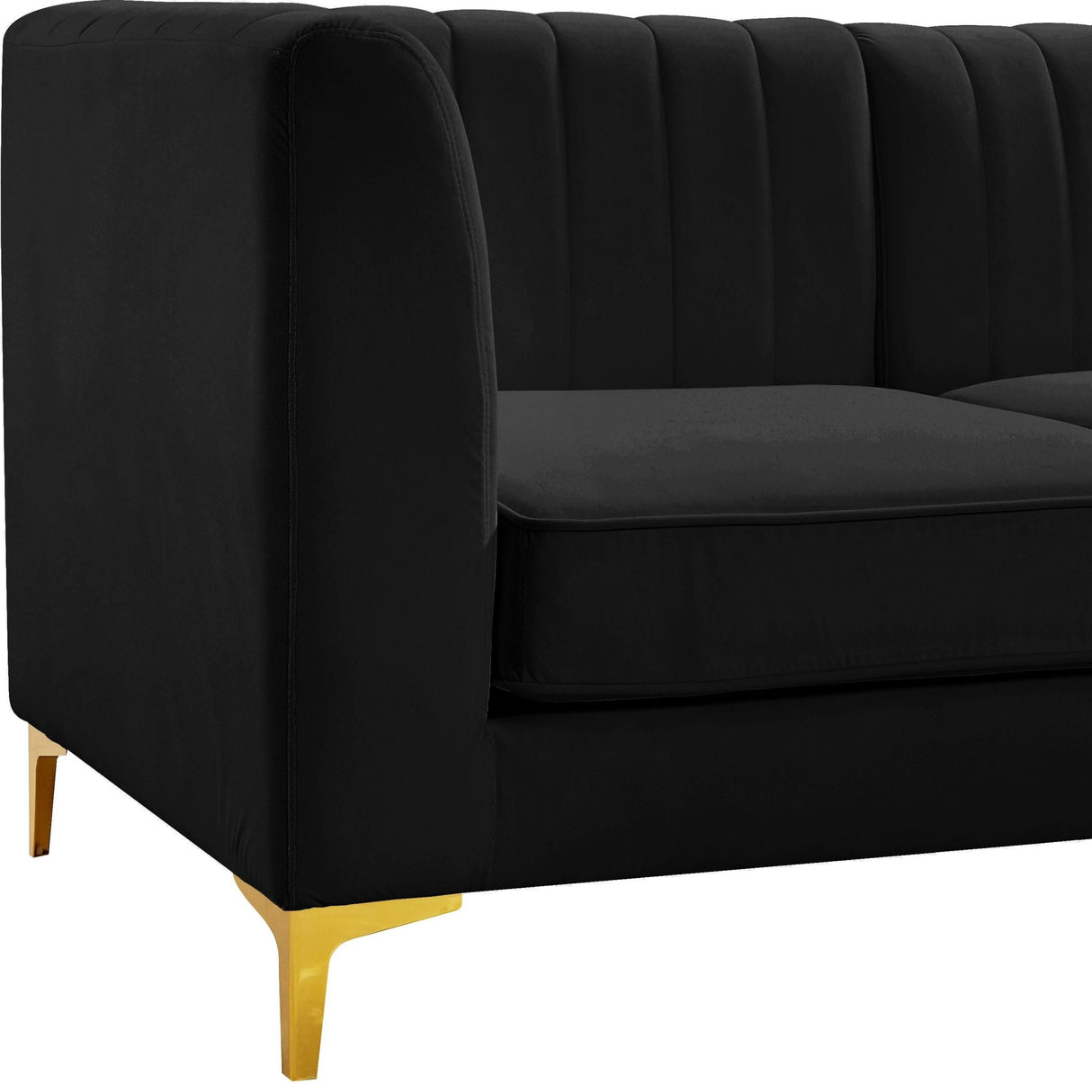 Alina - Modular Sectional - Black - 604Black - Sec5C - Home Elegance USA - 6