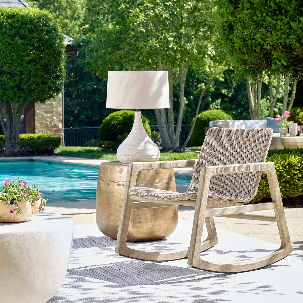 Olsen Indoor-Outdoor Table Lamp - White by Uttermost - View 2