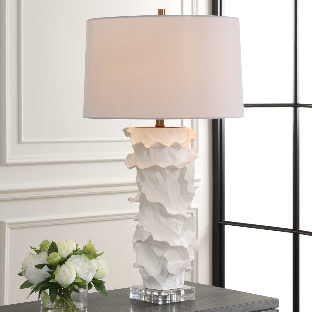 Wisp White Table Lamp by Uttermost - View 2