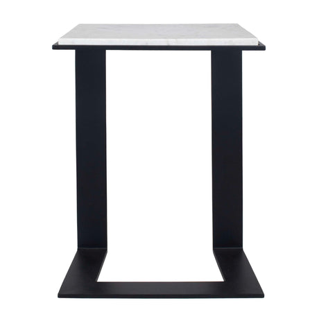 Kenora Marble Accent Table - Black / White by Uttermost - View 4