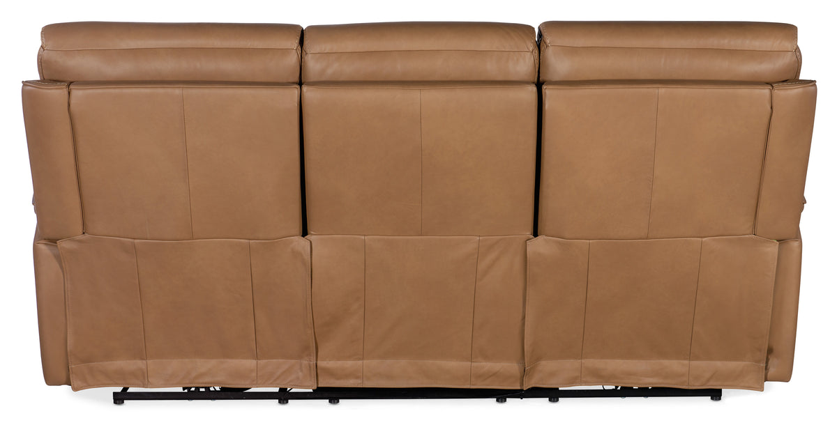 Lyra Zero Gravity Power Sofa With Power Headrest - Light Brown by Hooker Furniture - View 5