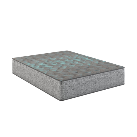 Restonic Comfort Care 13' Hybrid Mattress, Plush Comfort, Grey Blue Foam, Queen Size