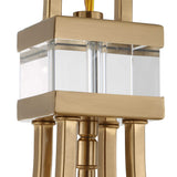 Montreal 4 Light Brass Lantern Pendant - Gold by Uttermost - View 11